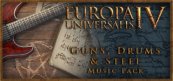 ヨーロッパ・ユニバーサリス4 Guns, Drums and Steelミュージックパック
